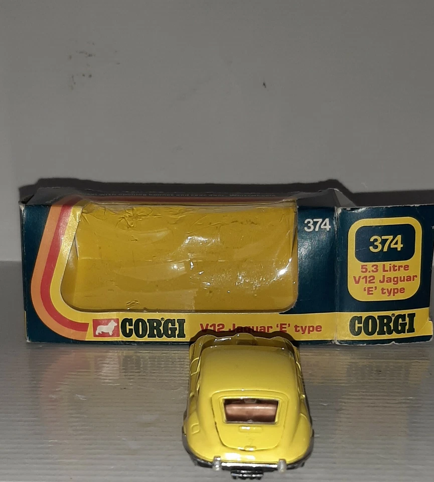 JAGUAR V12 "E" TYPE REF.374 CORGI SCALA 1/43 OBSOLETO - Immagine 3 di 4