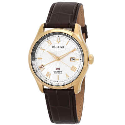 Bulova Wilton GMT Automatic Silver Dial Men's Watch 97B210