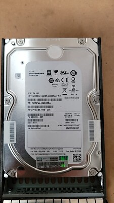 HP Enterprise 3.5 HDD ST4000NM0285 867803-005 4TB 7.2K RPM SAS