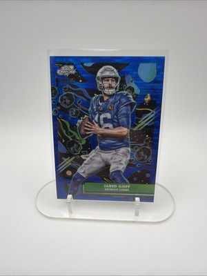 2025 NFL Cosmic Chrome Jared Goff Blue Moon 66/99 Detroit Lions