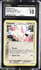 Zangoose δ Pop Series 5 15/17 NM CGC 10 on eBay
