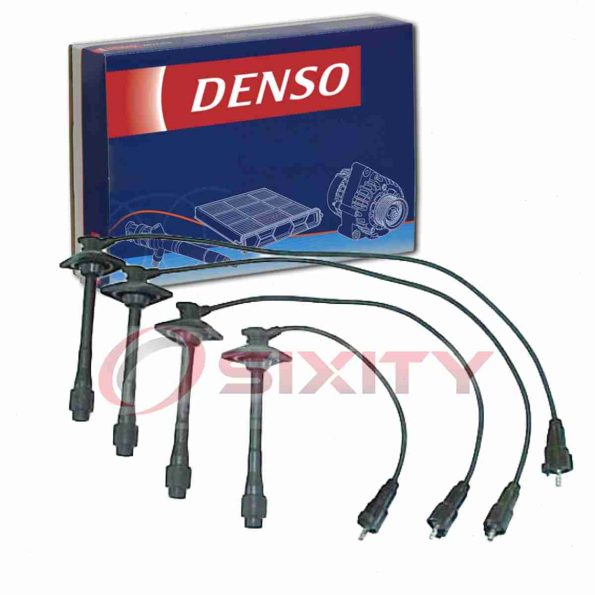 DENSO 671-4144 Spark Plug Wire Set for TE58 QW1198 MSW2727 CH5424 96876 964R mq