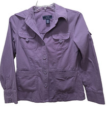 JONES NEW YORK Sport Light Purple Women's Casual Utility Jacket Size S