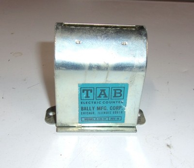 Bally EM TAB Counter Part # E-130-10 New Old Stock NOS