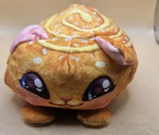 Cookeez Makery Baked Treatz Cinnamon Roll Cat 9" Plush Animal Orange Working