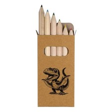 6 x 'Happy Baby Pterodactyl' Short Colour Pencils PE00072930 