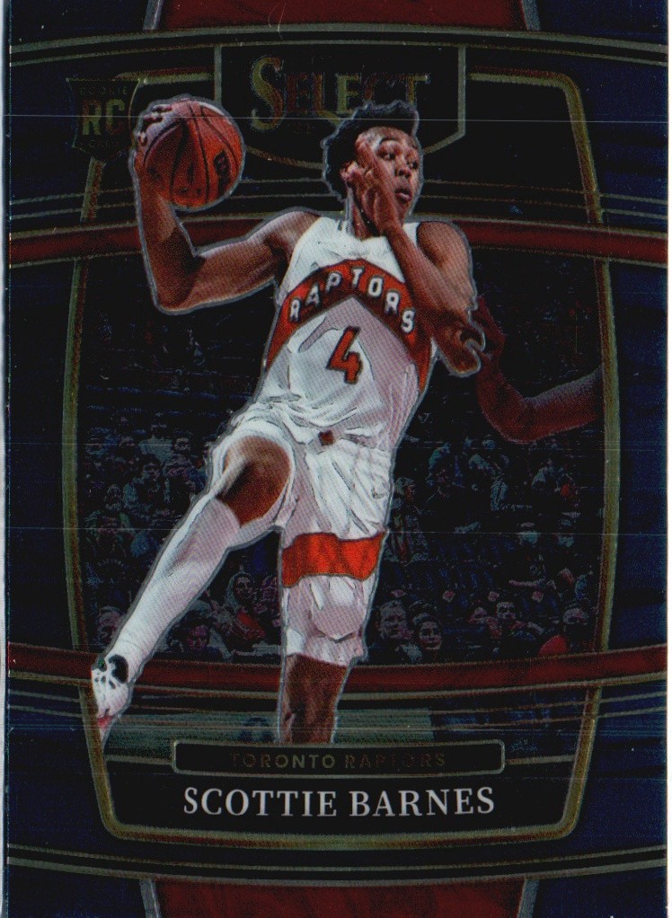 2021-22 Panini Select #74 Scottie Barnes Blue (Retail Base)