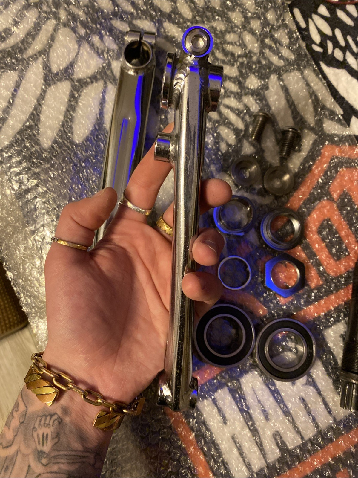 Peregrine 3-Piece Crank Set 1st Generation for BMX Old School