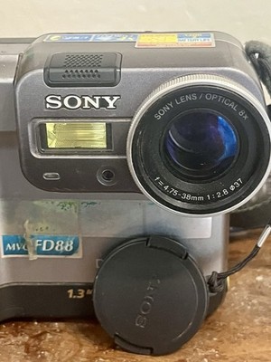 Sony Mavica MVC-FD88 1.3MP Digital Camera - Metallic gray for sale