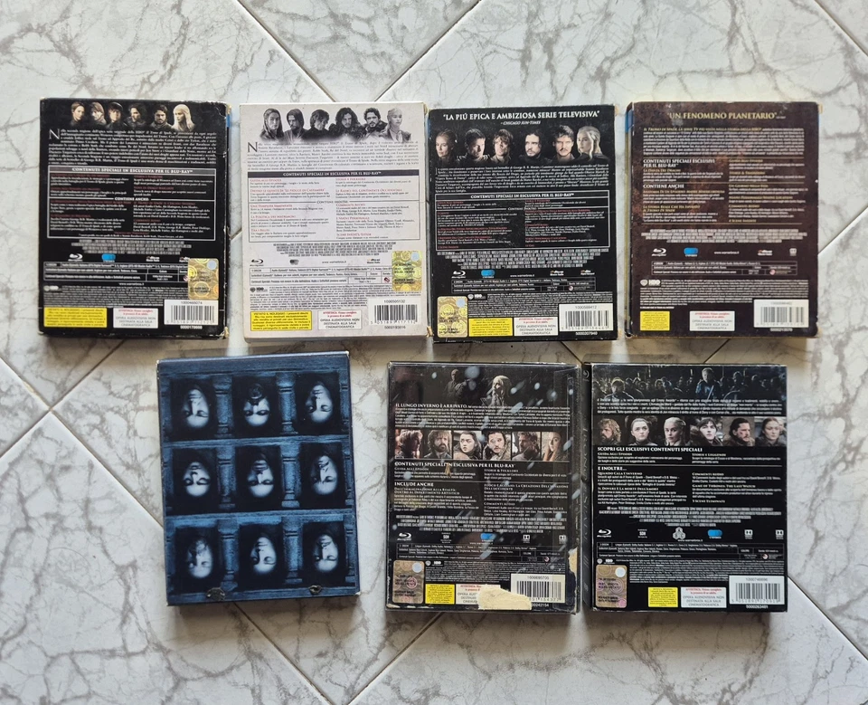 blu ray lotto Il Trono Di Spade Stagione 2-3-4-5-6-7-8 Stagione Completa  - Immagine 2 di 3
