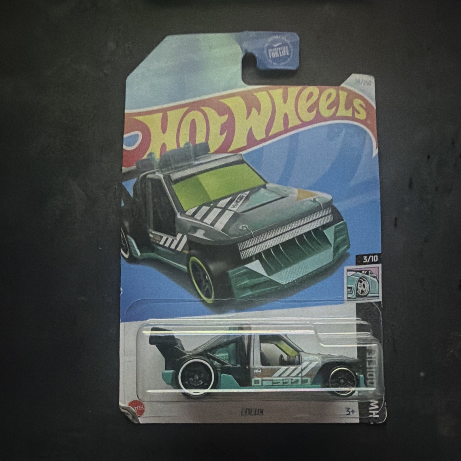 Hot Wheels Lolux HW Modified 3/10 1:64 Diecast Car Black/Green Unopened