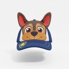 Paw Patrol Nickelodeon Blue Chase Hat With Ears Kids 2-4 Years
