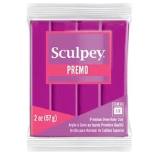 Sculpey Premo Polymer Oven-Bake Clay, Fuchsia, Non Toxic, Office Product