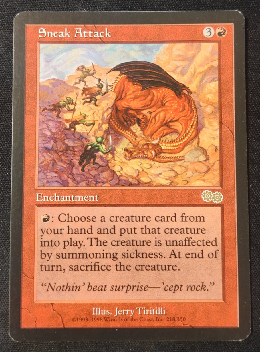 MTG: Sneak Attack URZA'S SAGA!!!! LP!!! Magic the Gathering.