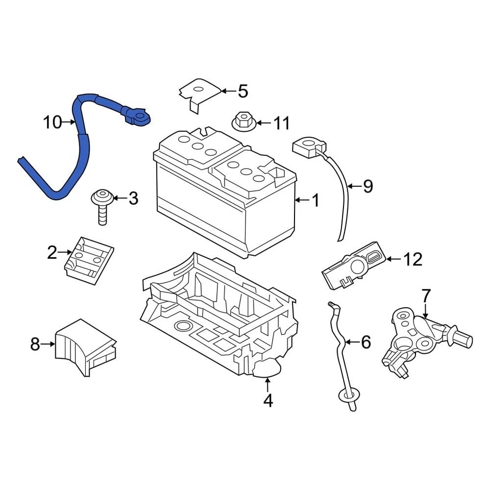 For Dodge Charger 2015-2023 Dodge 68207018AE Battery Cable Foto 2 de 2