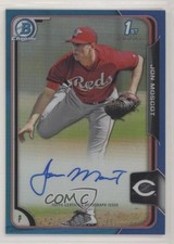 2015 Bowman Chrome Prospects Blue Refractor /150 Jon Moscot #BCAP-JMO Auto 00et