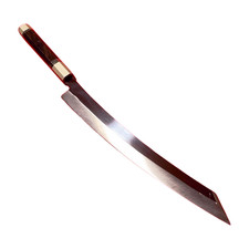 Japan Kiritsuke Yanagiba Sashimi Sushi Knife 300mm VG10 Mirror Honyaki Ebony