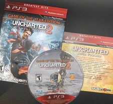 Naughty Dog Uncharted 2 Among Thieves PS3 GH CIB Not For Resale Tested