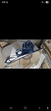 Suzanne Bettley cream and navy Fascinator / hat for Wedding and Ascot