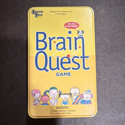 University Games Brain Quest Educational Game 2-4 Players Ages 6-12 (2005)