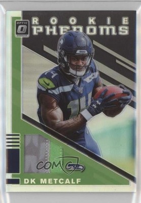 2019 Panini Donruss Optic Rookie Phenoms Prime 50/50 DK Metcalf #RP13 RC ni4