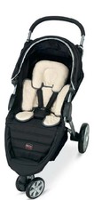 Britax Adjustable Head  Body Support Pillow for Car Seats  Strollers Gray