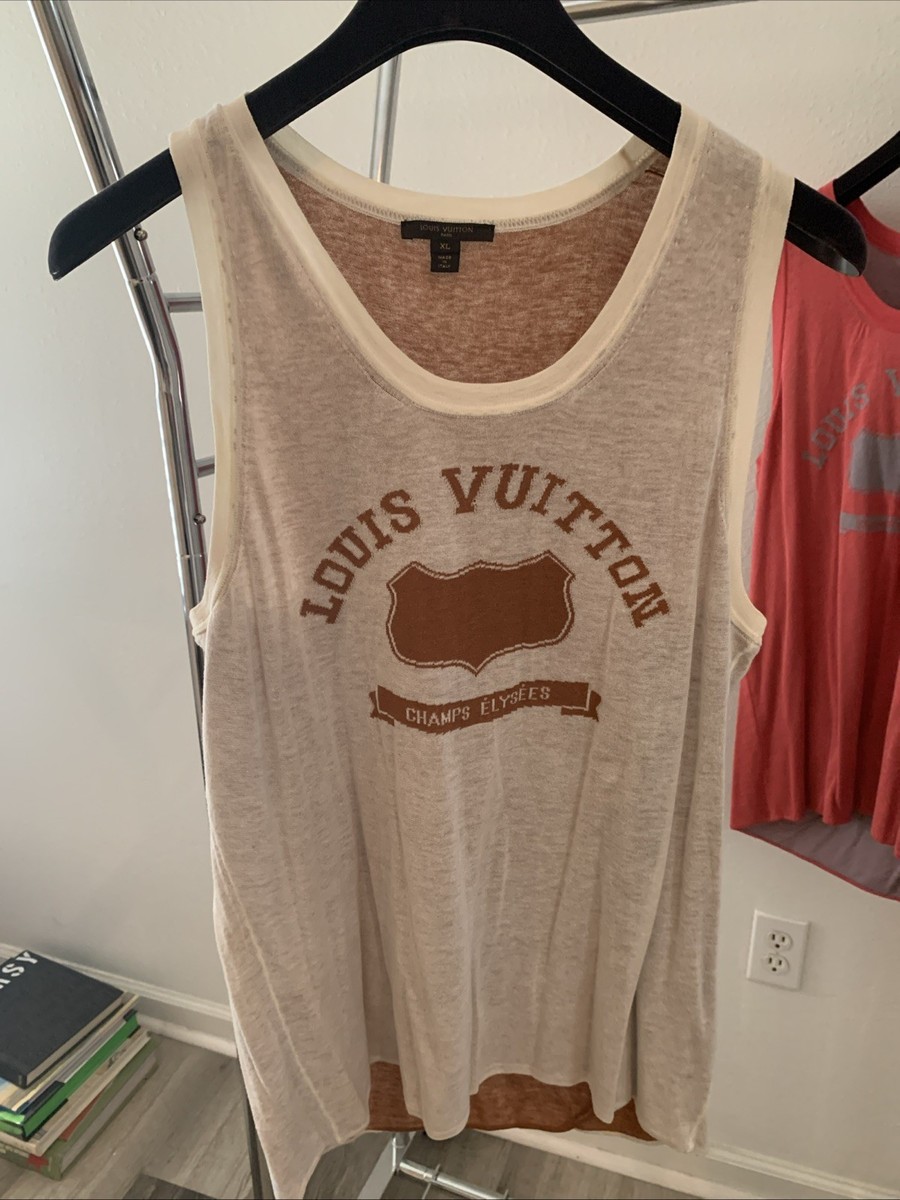 Louis Vuitton LV, Never Worn Men's Tank Top, Size XL | eBay