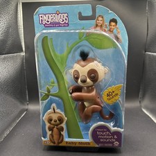 NEW Fingerlings Baby Sloth - Kingsley Brown Interactive Baby Pet Toy by WowWee
