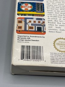 🌸Nintendo NES Spiel Rockin Kats PAL B  OVP + Anleitung + Modul