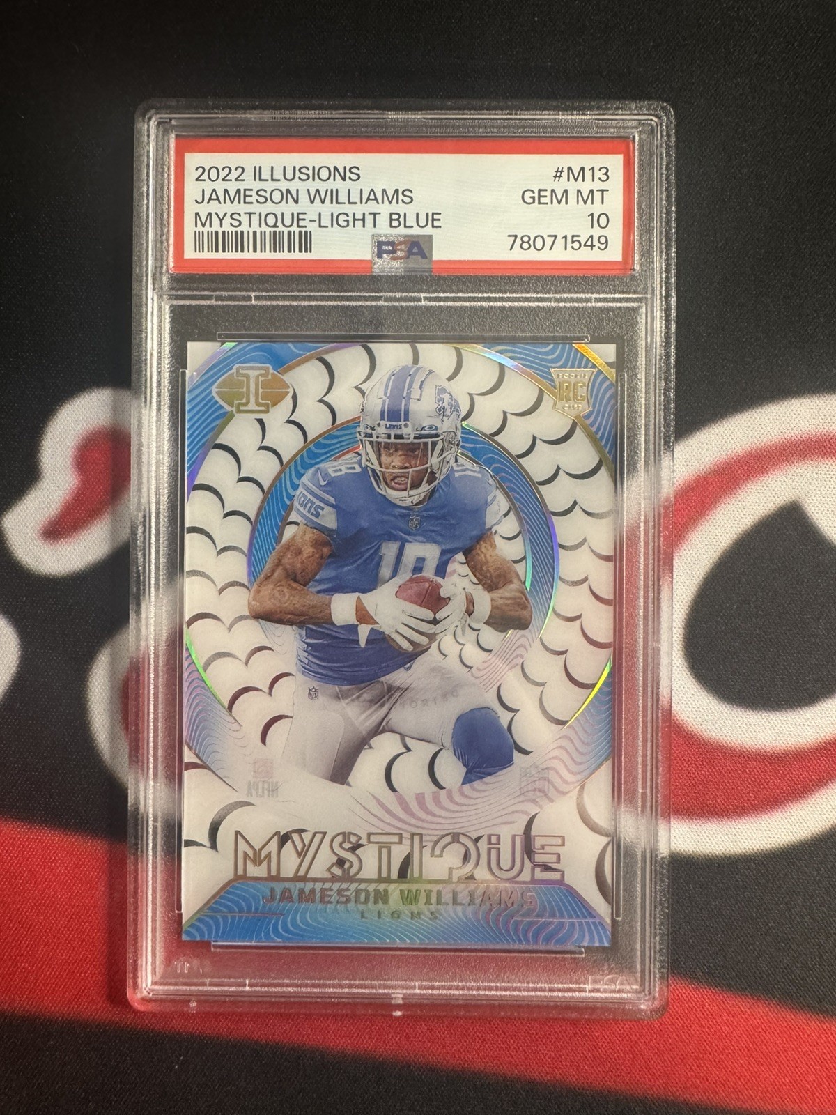 Jameson Williams Panini Illusions Mystique #M13 Light Blue