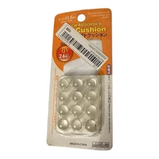 New 24 Pcs Self-Adhesive Silicone Door Stoppers & Cabinet Bumpers