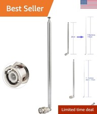 Telescopic Police Scanner Antenna 20-1300MHz BNC Male for Optimal Reception
