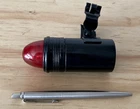 Vintage Ever Ready Bicycle Lamp Rear old Torpedo Cycle Red Lens Battery Light