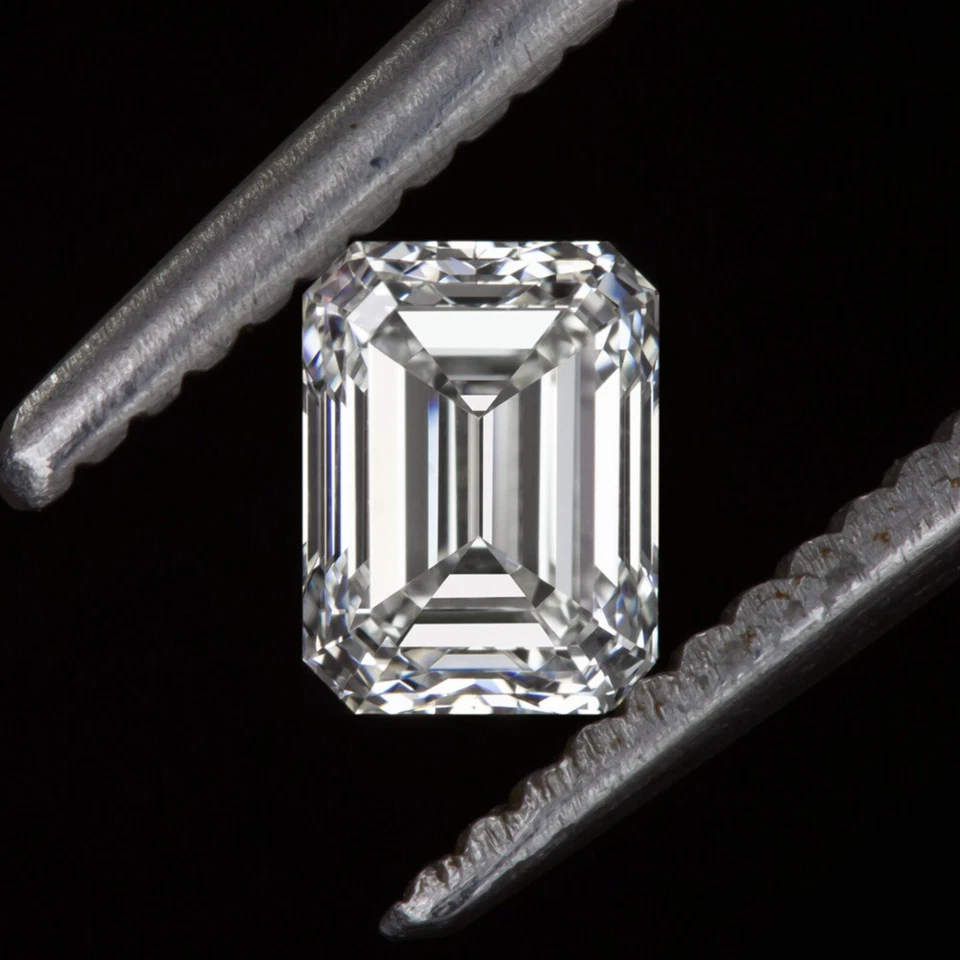 Certified 10.00 Ct Emerald Cut Natural D Color Loose Lab Grown CVD Diamond VVS1 - Image 2 of 4
