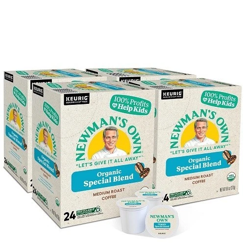 Cápsulas K-Cup de café Newman's Own Organics mezcla especial, tostado medio, 96 unidades Foto 2 de 4