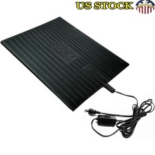 Electric Foot Warmer Radiant Heat Pad Waterproof Energy Efficient Travel Mat New