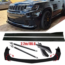 Front Bumper Lip Spoiler Splitter Car Body Rear For Jeep SRT Facelift/Trackhawk