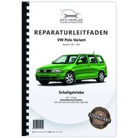 VW Polo 3 Variant, Typ 6K (97-01) 5 Gang Schaltgetriebe 02J - Reparaturanleitung