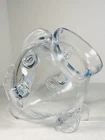 Vintage MCM Blenko Style Hand Blown Glass Fish, Vase, Decanter, Terrarium EVC