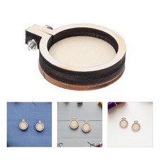 10 Pcs DIY-Anh&auml;nger Mini Stickerei F&uuml;r Stickarbeiten Stickrahmen Stickkreis