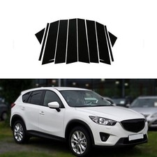 For Mazda Cx-5 2013-2016 Pc Bright Black Door Window Center Bc Pillar Posts Trim For Mazda Cx-5 2013-2016 Pc Bright Black Door Window Center Bc Pillar Posts Trim