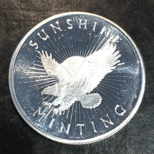 1 oz Silver Bullion SUNSHINE EAGLE w/ SECURITY FEATURE We COMBINE SHIPPING #R868