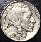 1936 P Indian Head Buffalo Nickel 5c US Coin Philadelphia Mint