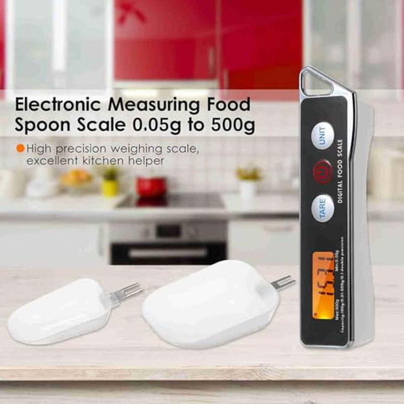Bilancia Digitale Portatile Cucchiaio Ideale per Cucina Alta Precisione 0.05G-50 - 4