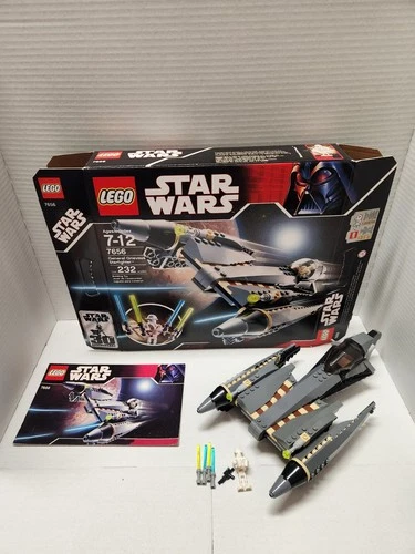 LEGO Star Wars General Grievous Starfighter 7656 w/Box & Minifigures Completed
