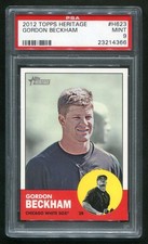 2012 Topps Heritage High Number #H623 Gordon Beckham PSA 9 Pop 4 Higher 0