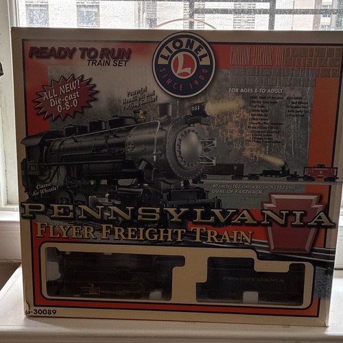 Juego de inicio Lionel Pennsylvania Flyer calibre O luces sonido humo 6-30089 | Condition: New