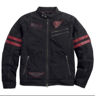 Harley-Davidson 2XL Cobra Casual Moto Jacket Black 98550-14VM