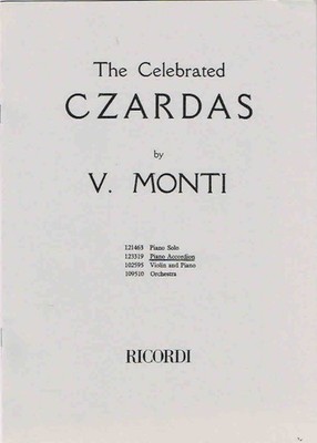 The Celebrated Czardas by V. Monti for Accordion (LD12331900)