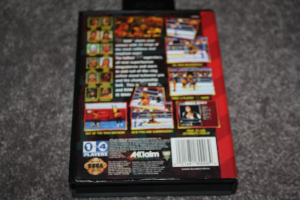 WWF Raw (Sega Genesis, 1994) Complete - Image 2 of 3
